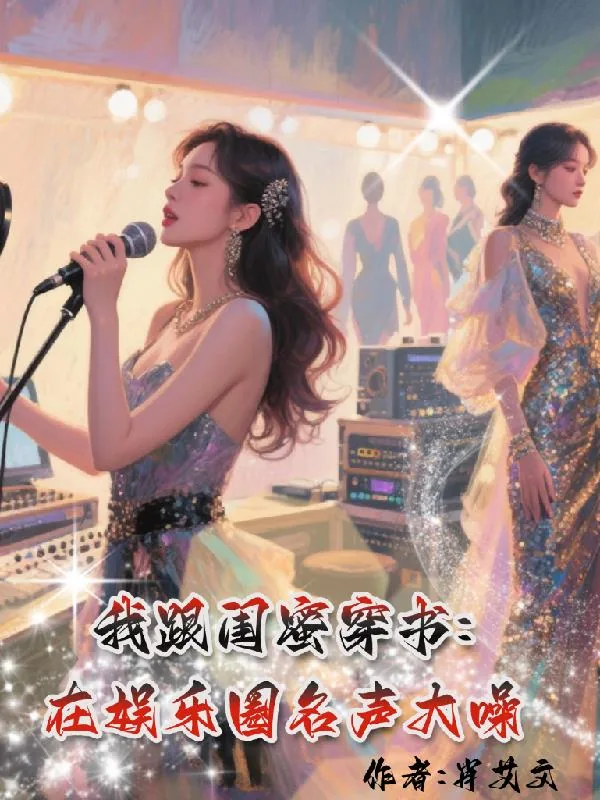 《我跟闺蜜穿书，在娱乐圈名声大噪》小说封面